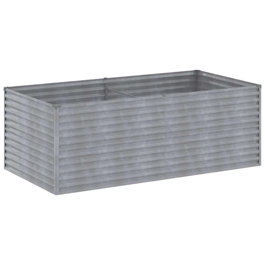 Jardinera vidaXL elevada 196x100x69 cm acero corten