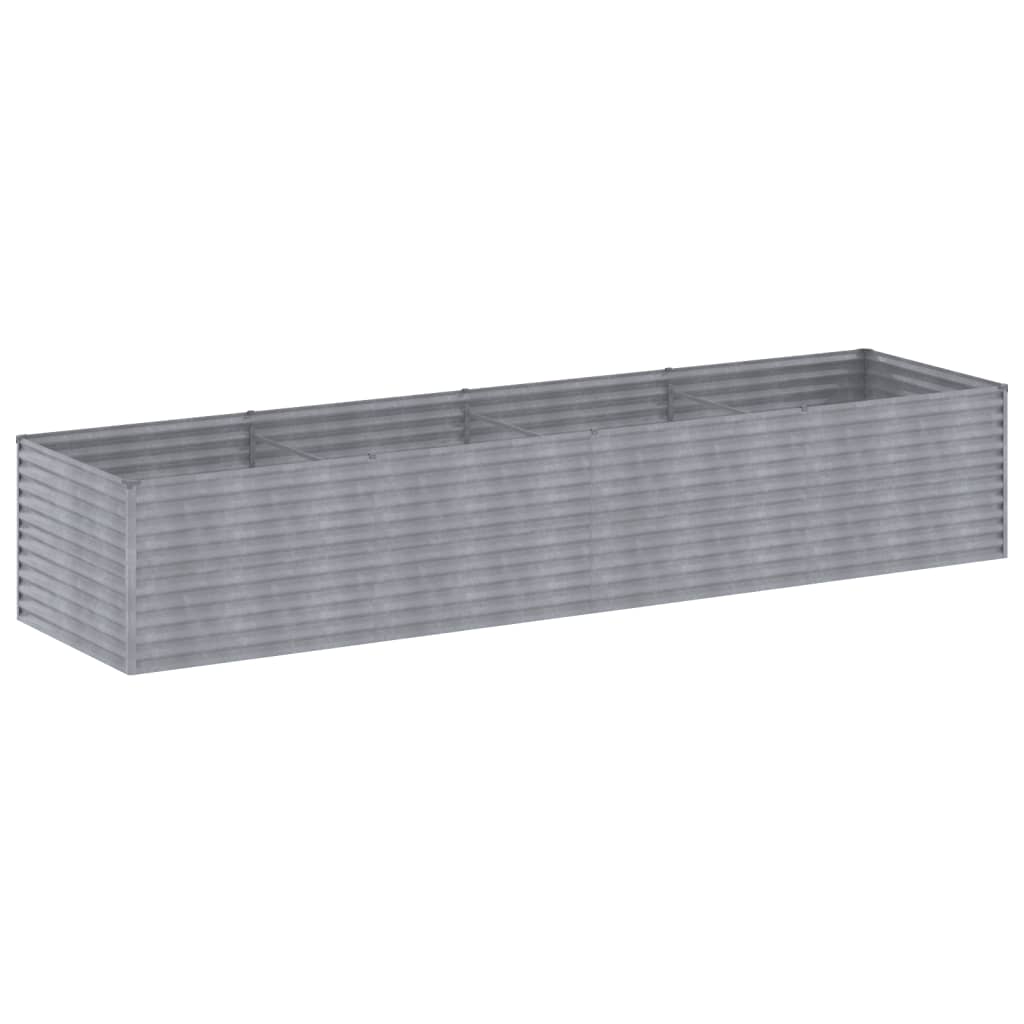 Vidaxl plantenbak verhoogd 386x100x69 cm cortenstaal
