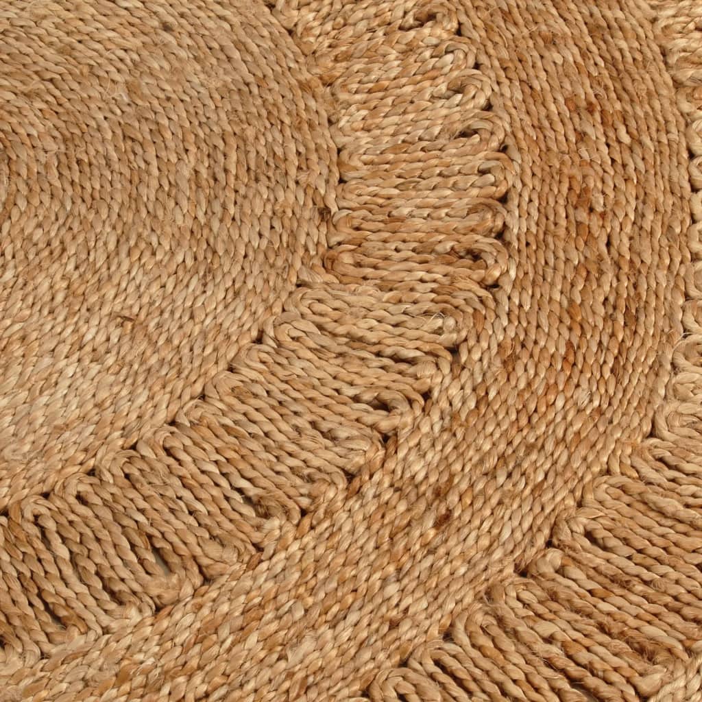 Tappeto Vidaxl intorno a 150 cm iuta intrecciata