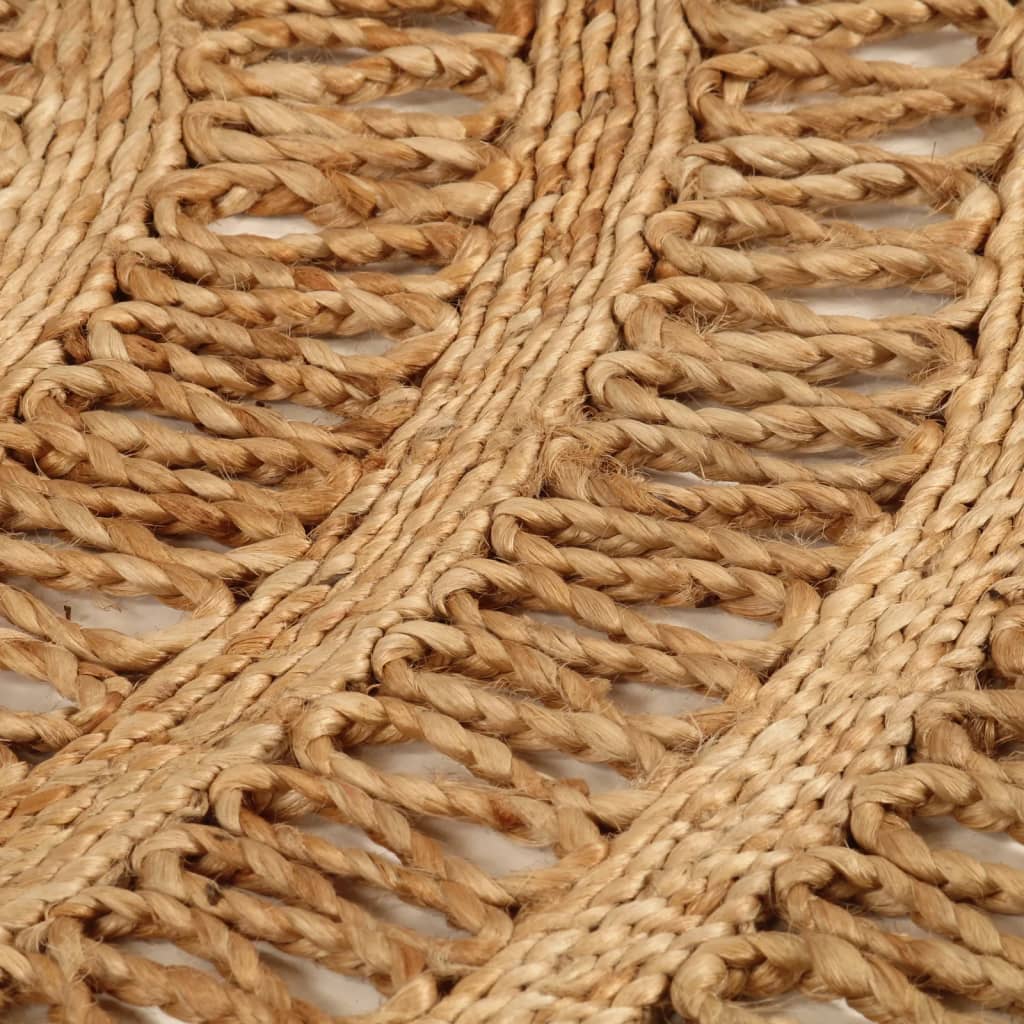 Tappeto Vidaxl intorno a 90 cm di iuta intrecciata