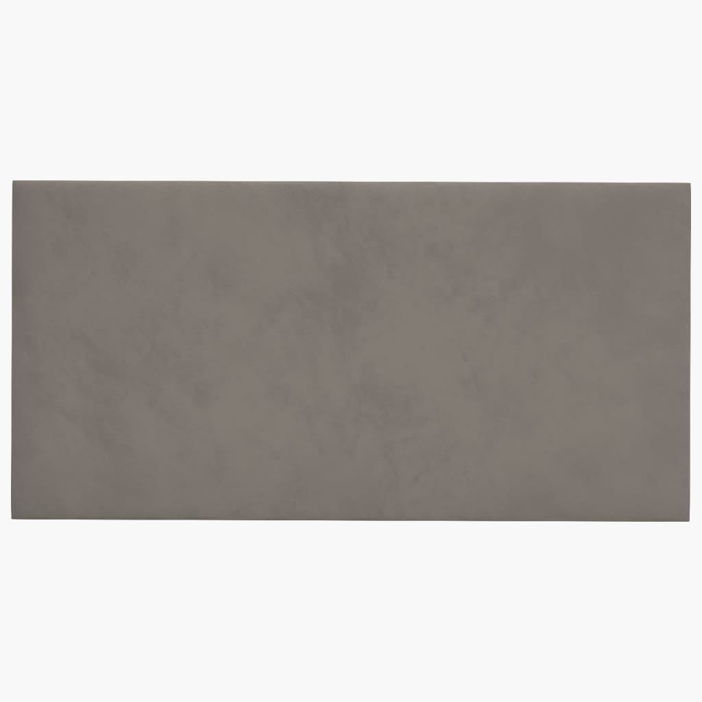VidaXL Wandpanelen 12 st 2,16 m² 60x30 cm fluweel lichtgrijs