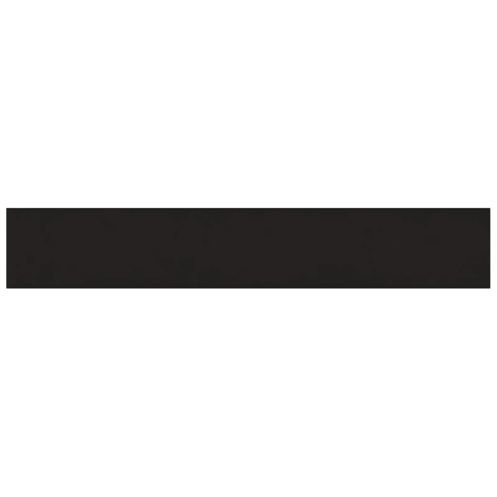 Paneles de pared Vidaxl 12 st 1.62 m² 90x15 cm Velvet negro
