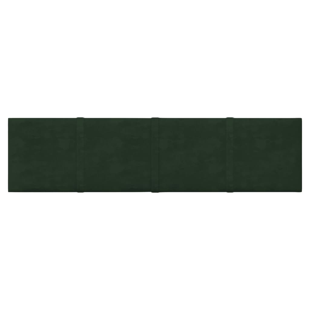 Pannelli a parete Vidaxl 12 ST 1,08 m² 60x15 cm Verde scuro