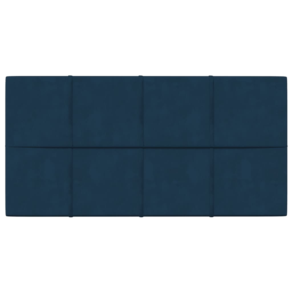 Pannelli a parete Vidaxl 12 ST 2,16 m² 60x30 cm Blu di velluto