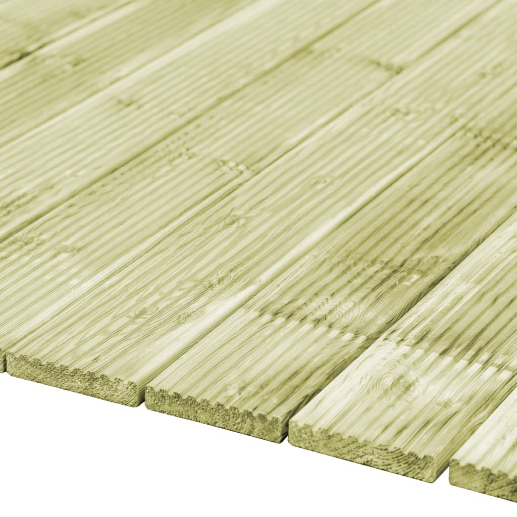 Tableros Vidaxl Terra 48 PCS 6.96 m² 1 M Madera de pino sólido