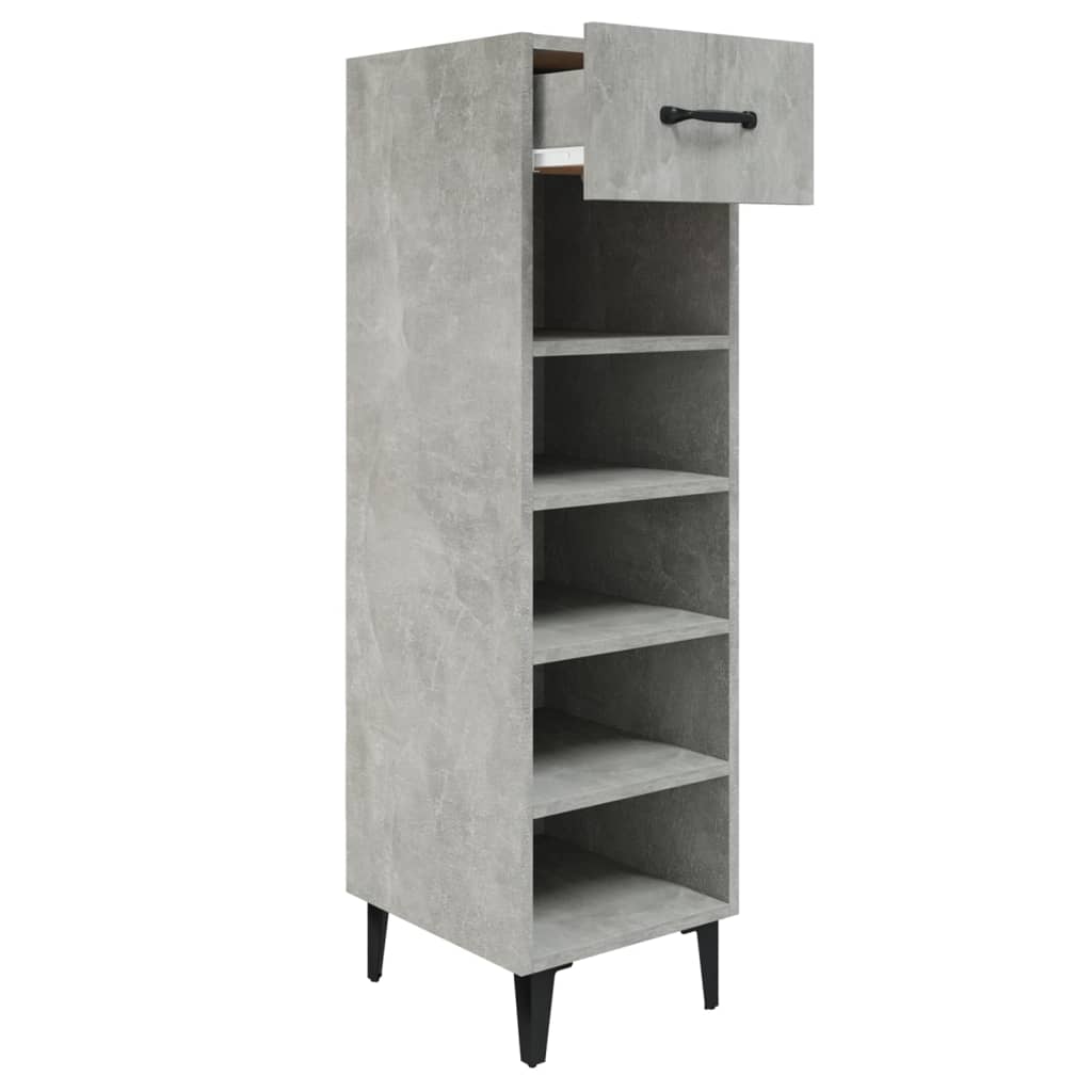 Gabinete de zapatos Vidaxl 30x35x105 cm Precio de concreto de madera editado