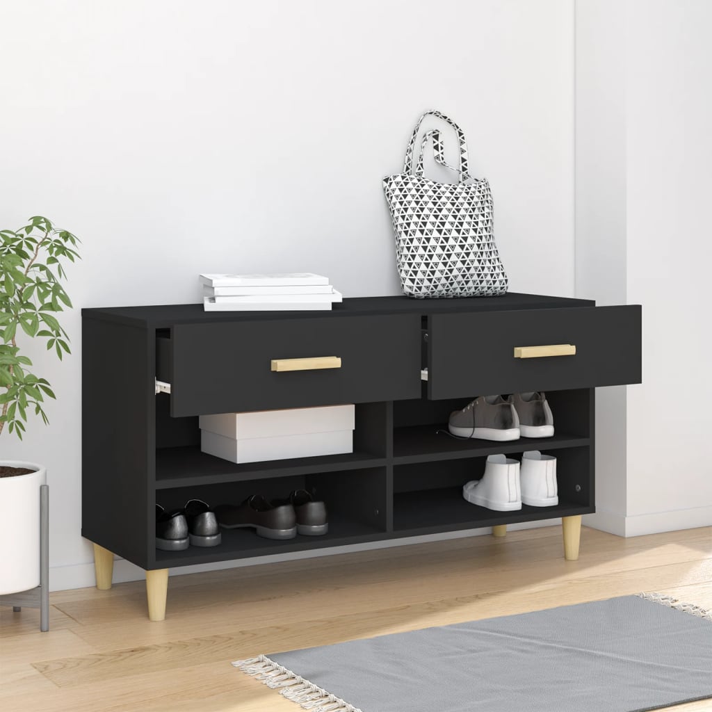 Vidaxl Cabinet da scarpe 102x35x55 cm in legno proprietà