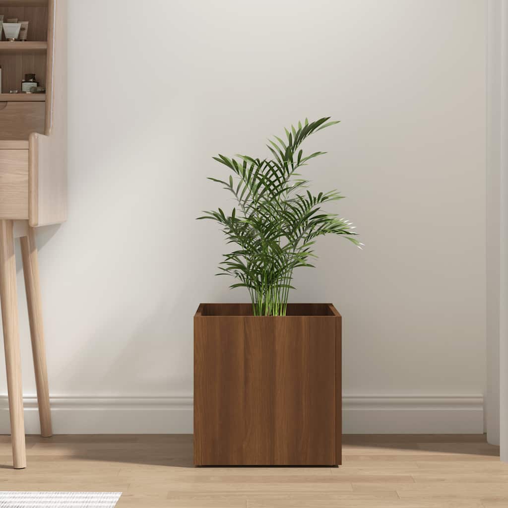 Vidaxl Planter Big 40x40x40 cm de madera procesada Browniken