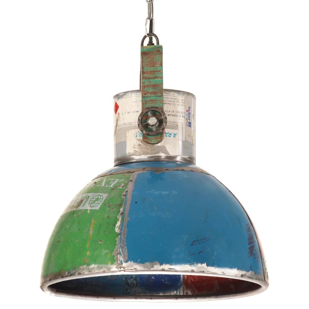 Vidaxx lampada a sospensione industriale rotonda 25 w e27 40 cm multicolore