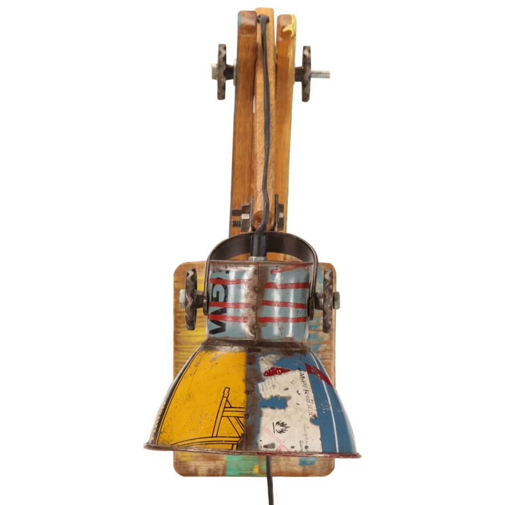 Vidaxl Wall Lamp Industrial attorno a E27 multilorato