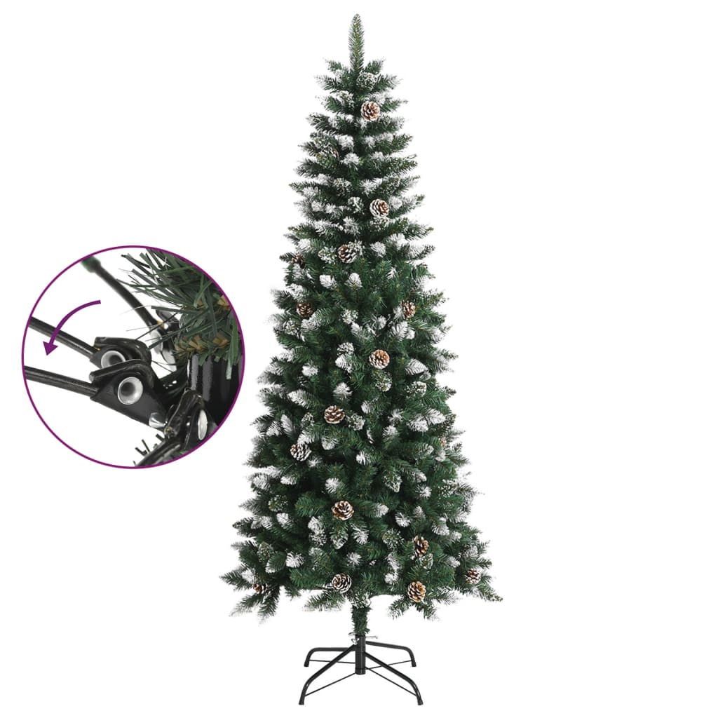 Vidaxl Kunstkerstboom con Green PVC standard 180 cm
