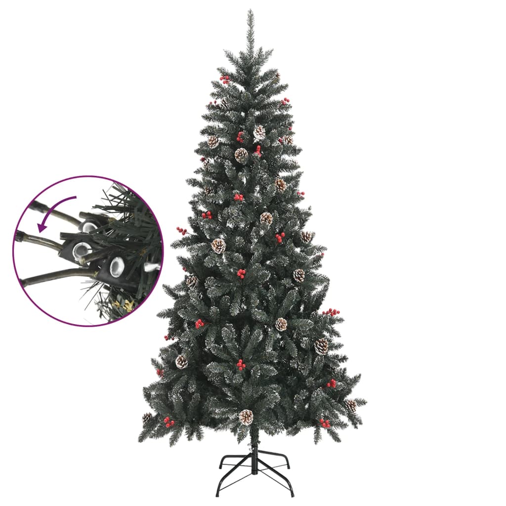 Vidaxl Kunstkerstboom con Green PVC 240 cm standard