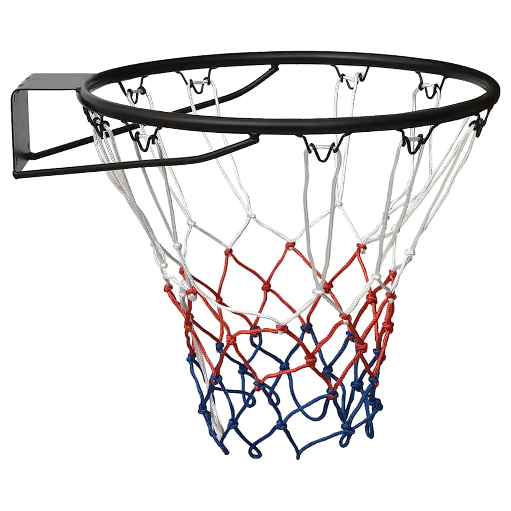 Anello da basket Vidaxl 45 cm in acciaio nero