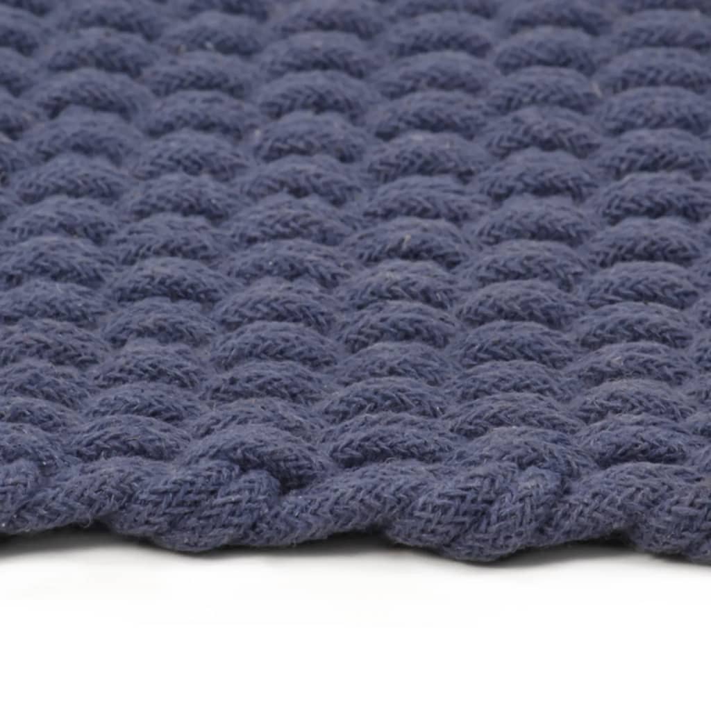 Vidaxl rettangolare 200x300 cm blu navy cotone