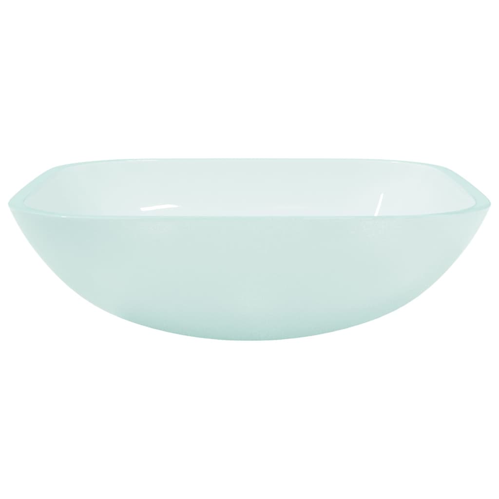 Vidaxl Washbasin 42x42x14 cm de vidrio mate