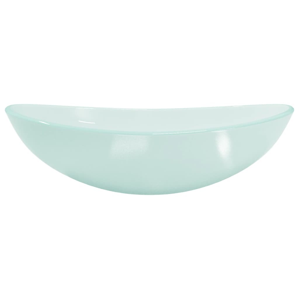 Vidaxl Washbasin 54.5x35x15.5 cm de vidrio endurecido mate