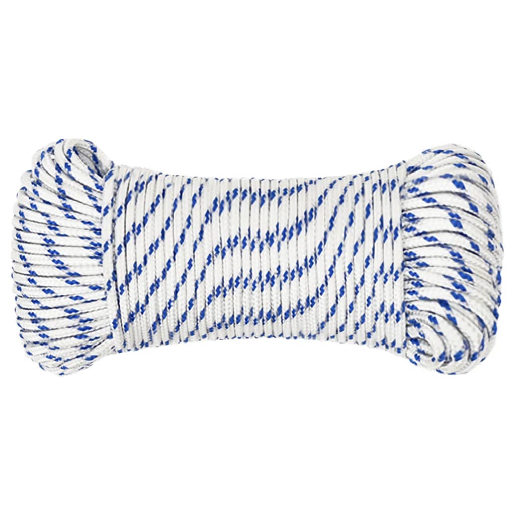 Vidaxl Boot Rope 3 mm 250 m polipropileno blanco
