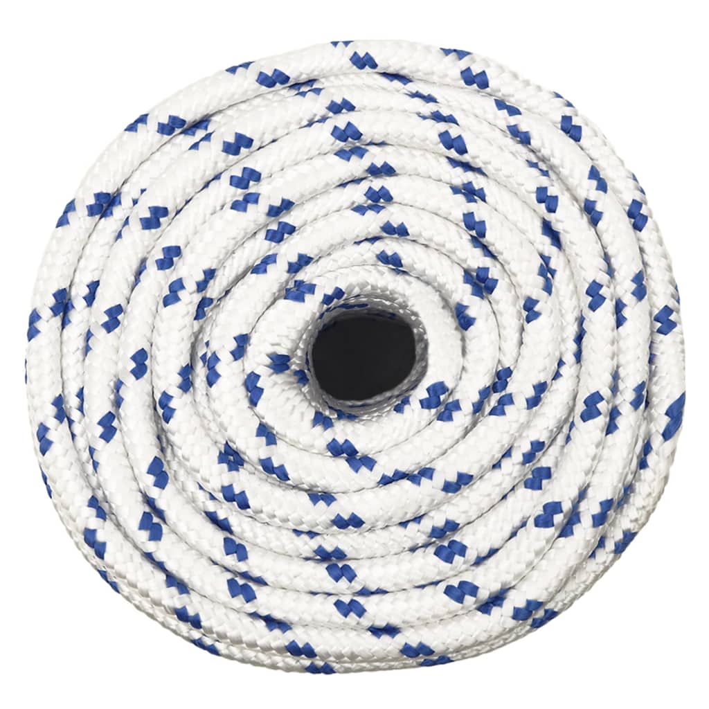 Vidaxl Boot Rope 12 mm 100 m de polipropileno blanco