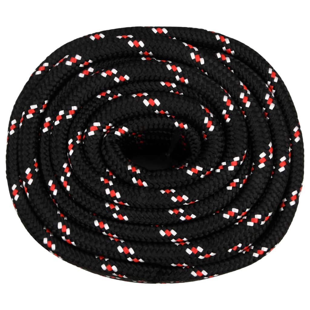 Vidaxl Boot Rope 20 mm 25 m Polypropilene Nero