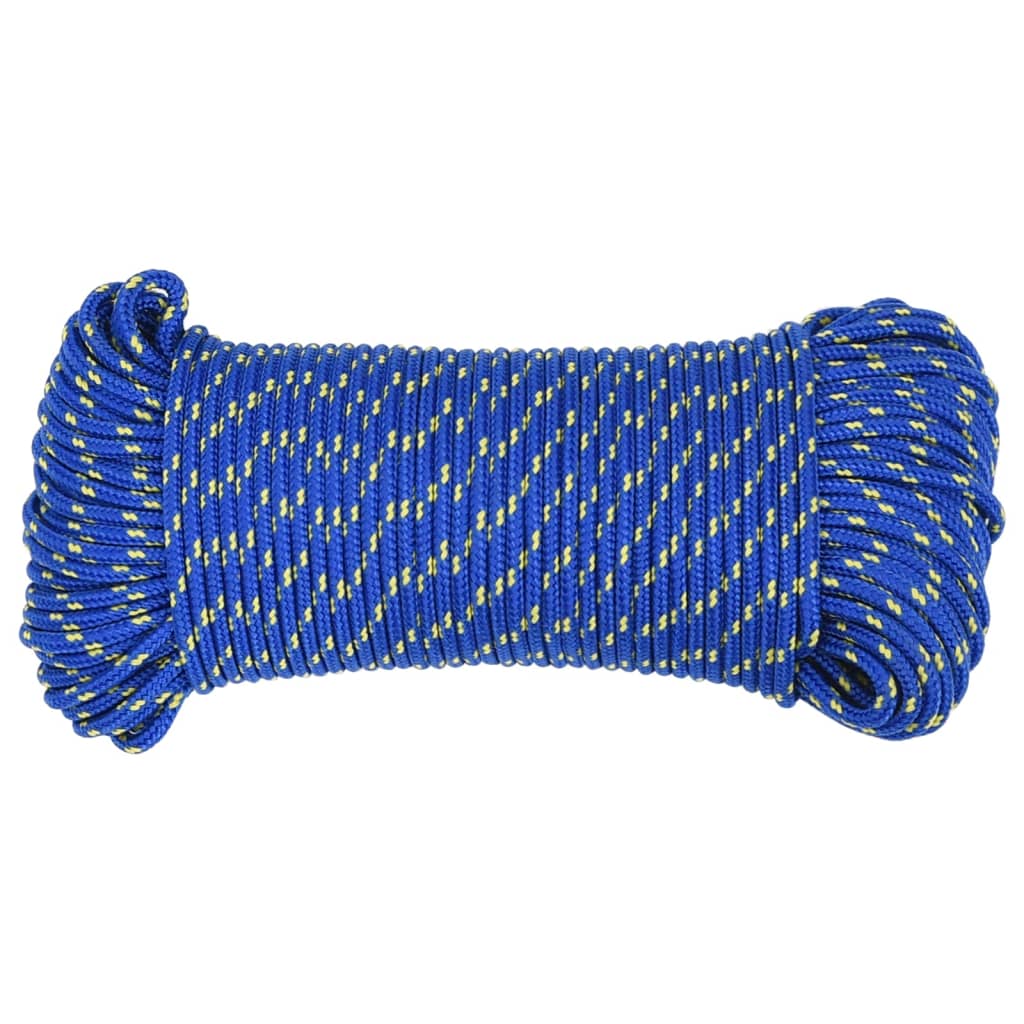 Vidaxl Boat Rope 3 mm 25 m de polipropileno azul