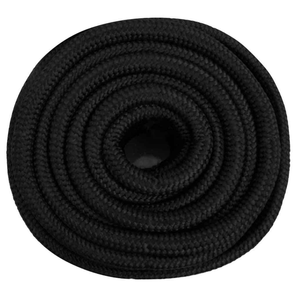 Vidaxl Boat Rope 20 mm 100 m polipropeno negro