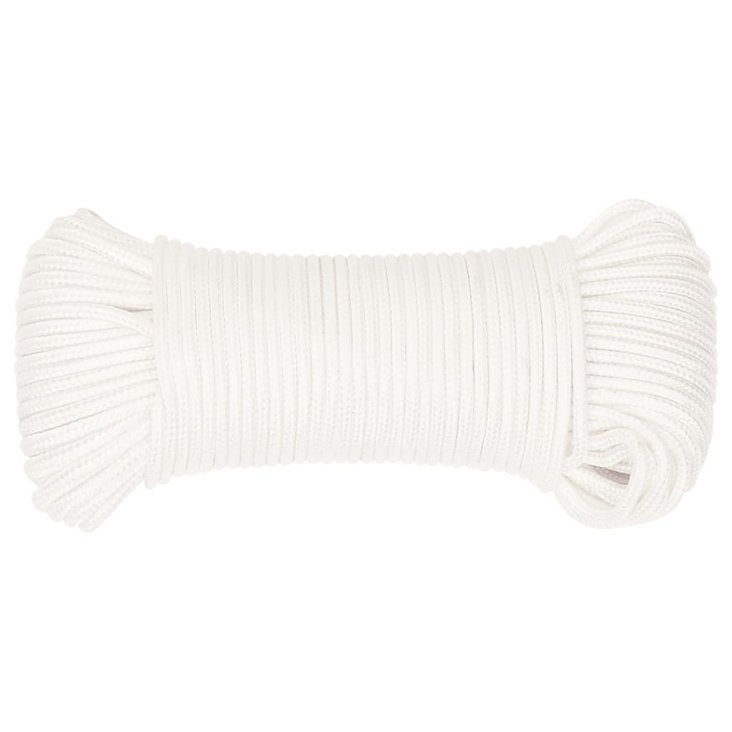 Vidaxl Boat Rope 4 mm 250 m Polypropilene Full White