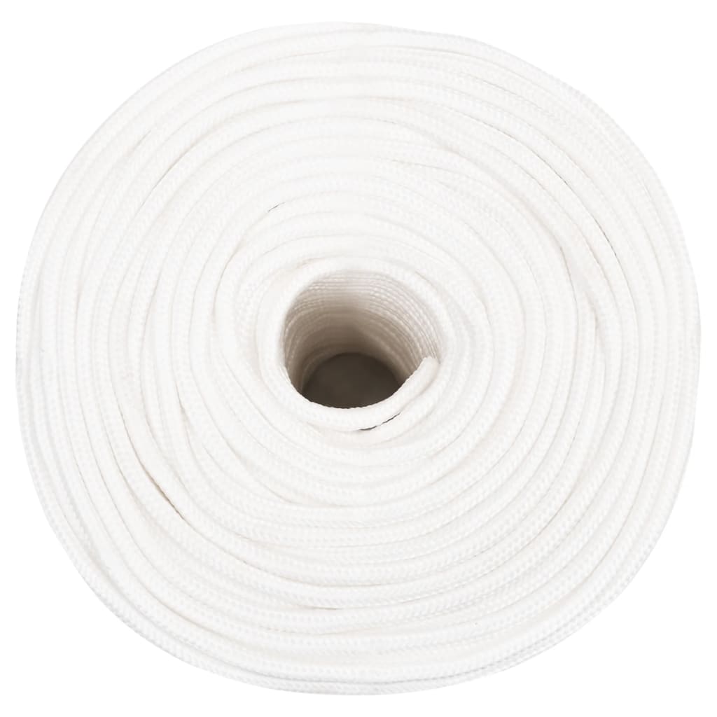Vidaxl Boat Rope 10 mm 25 m Polypropilene Full White