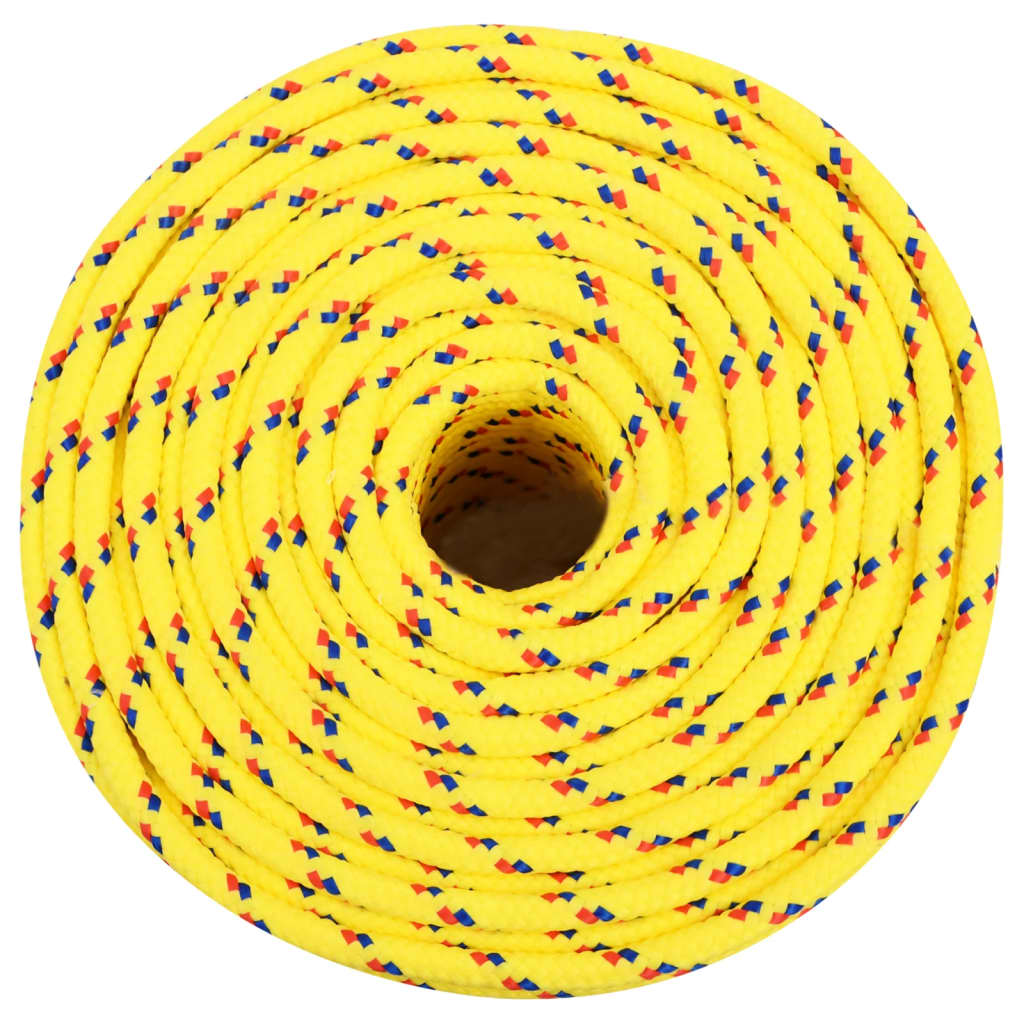 Vidaxl Boat Rope 10 mm 100 m polipropileno amarillo