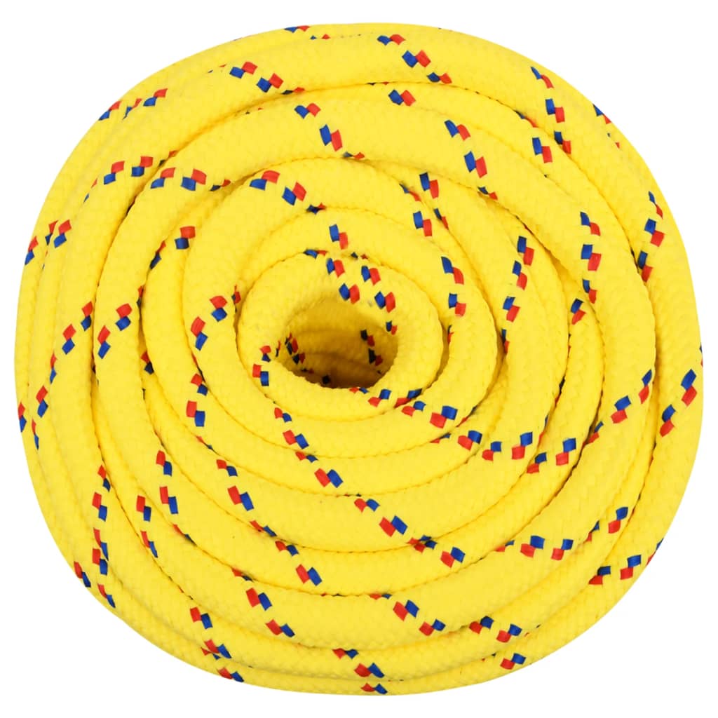 Vidaxl Boat Rope 18 mm 25 m polipropileno amarillo