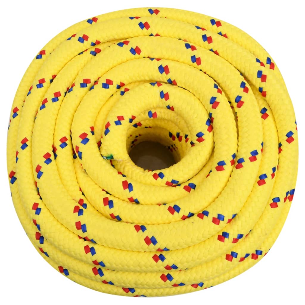 Vidaxl Boat Rope 20 mm 50 m polipropileno amarillo