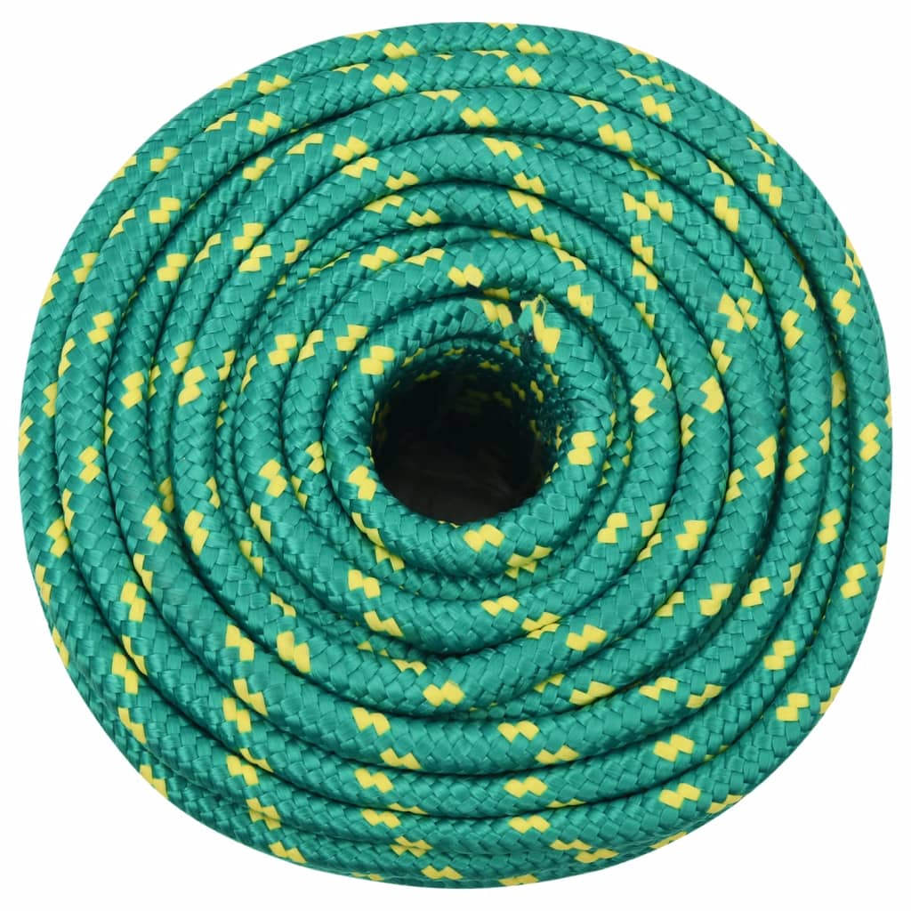 Vidaxl Boat Rope 12 mm 100 m de polipropileno verde