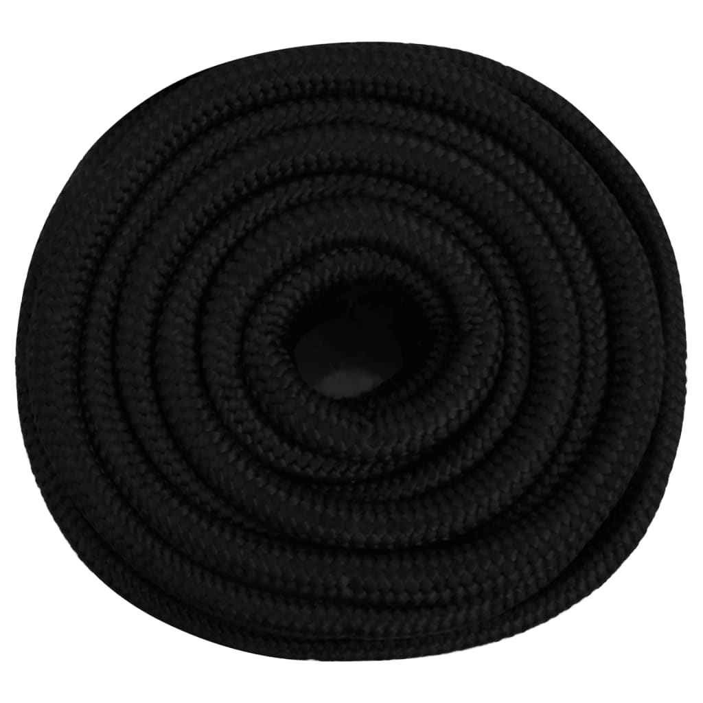 Vidaxl Werkouw 20 mm 50 m poliéster negro