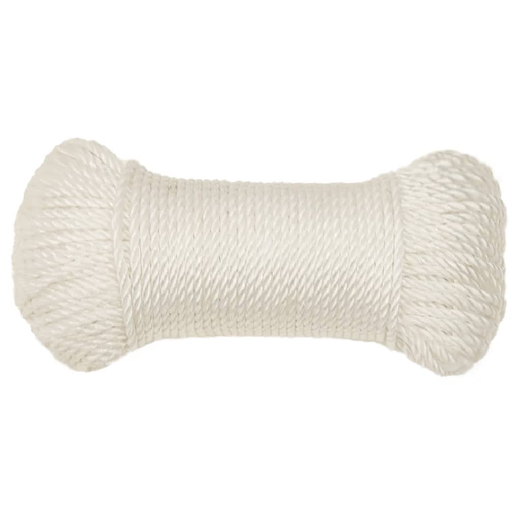 Vidaxl Werkouw 8 mm 250 m Polypropene bianco