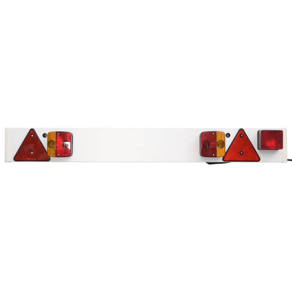 Vidaxl Trailer Lighting Classic Pear 12 V 115x7x14 cm rosso