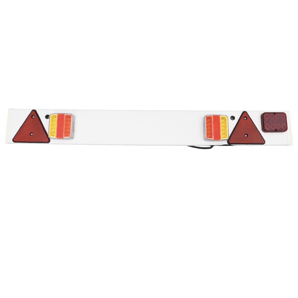 Lámpara LED de iluminación del remolque Vidaxl 12 V 115x6x14 cm rojo