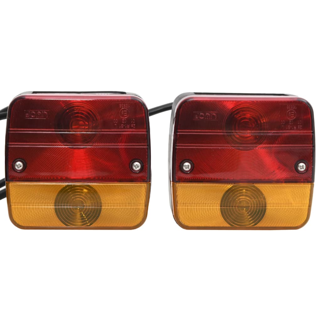 Vidaxl Lámparas de partidarios 2 ST Classic Pear 12 V 10.5x5x9.5 cm de rojo
