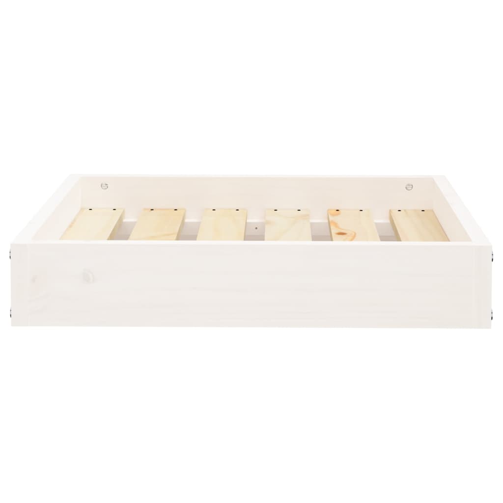 Vidaxxl cama para perros 51,5x44x9 cm madera maciza de pino blanco