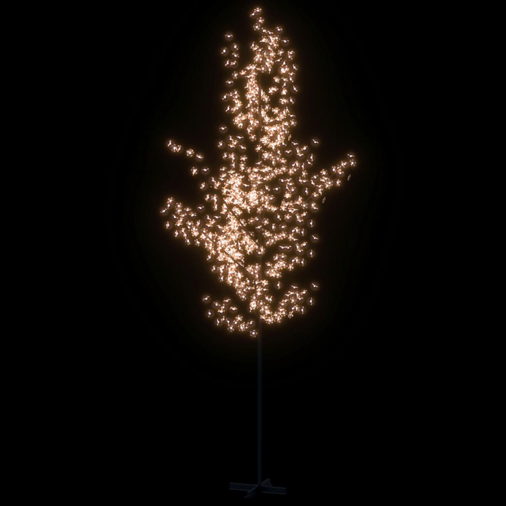 Vidaxl Boom Cherry Blossom 672 LED White White 400 cm