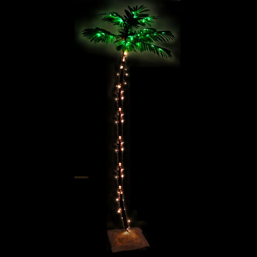 Vidaxl Palm Tree LED 192 LED White White 300 cm