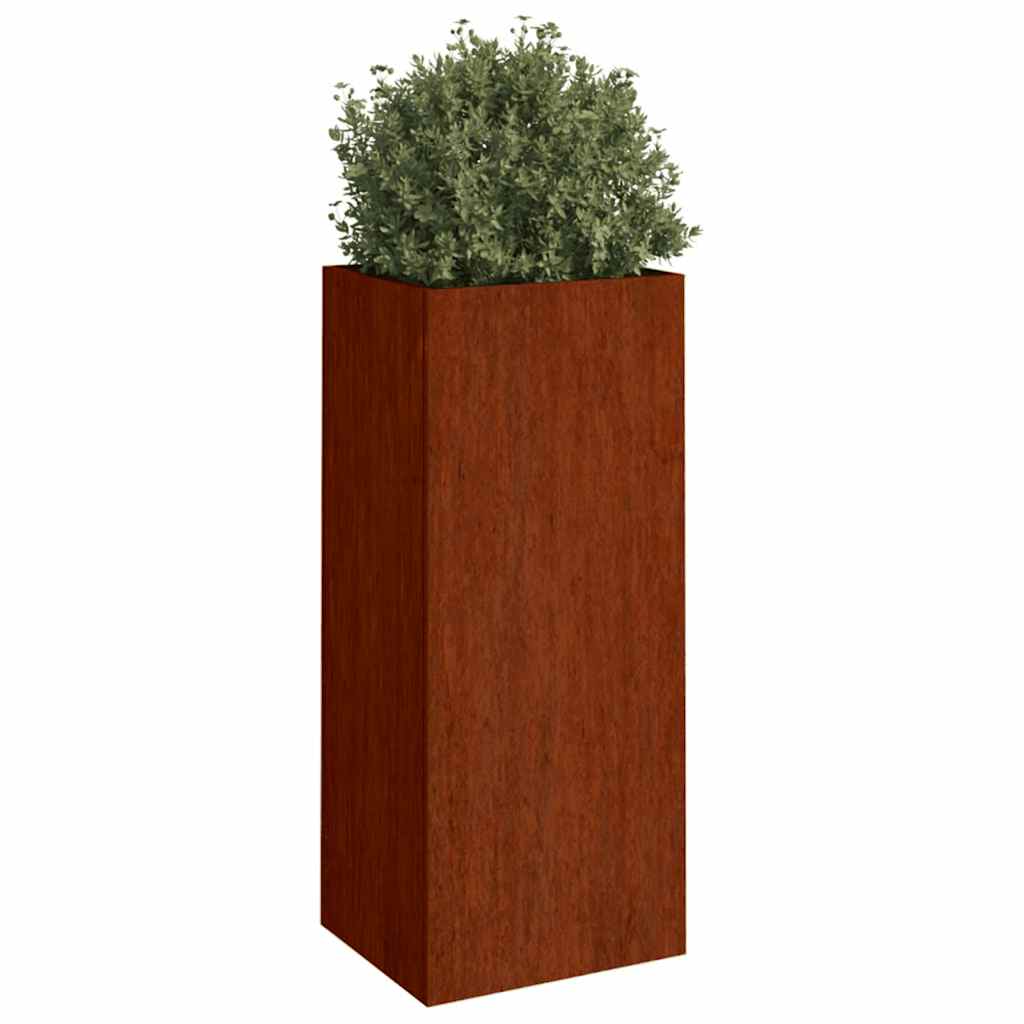 Vidaxl plantenbak 32x29x75 cm cortenstaal