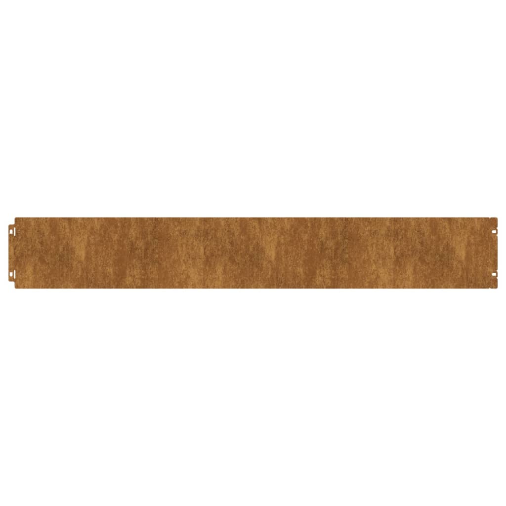 Vidaxl Gazon bordes 50 piezas 15x103 cm Cortenstaal flexible