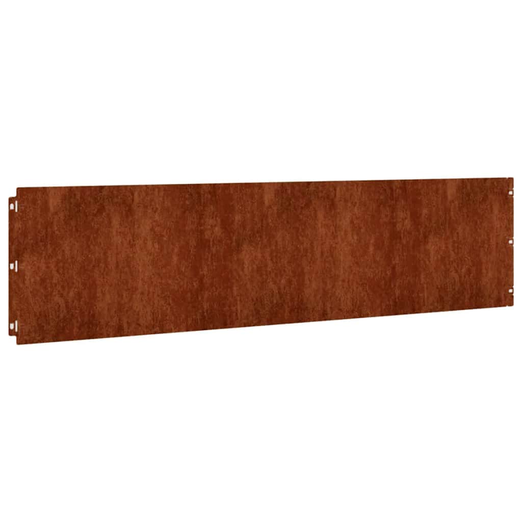 Vidaxl Gazon Edges 10 pezzi 25x103 cm flessibile Cortenstaal