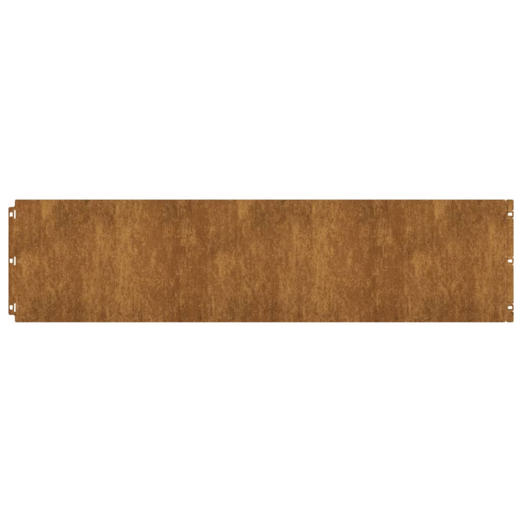 Vidaxl Gazon Edges 30 pezzi 25x103 cm flessibile Cortenstaal