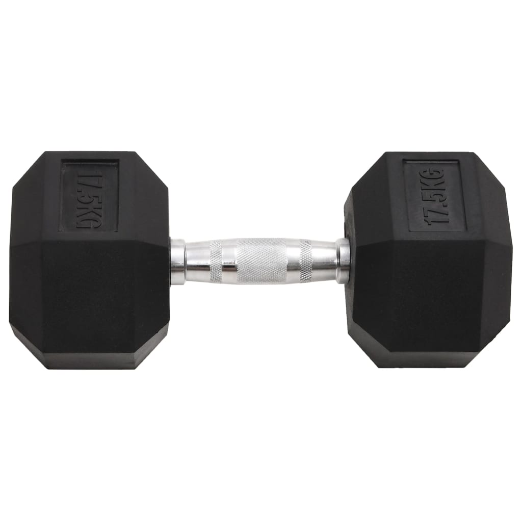 Mancuernas vidaXL 17,5 kg hierro fundido