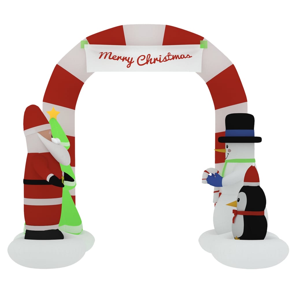 Vidaxl Christmas Arch Inflable con LED 260 cm