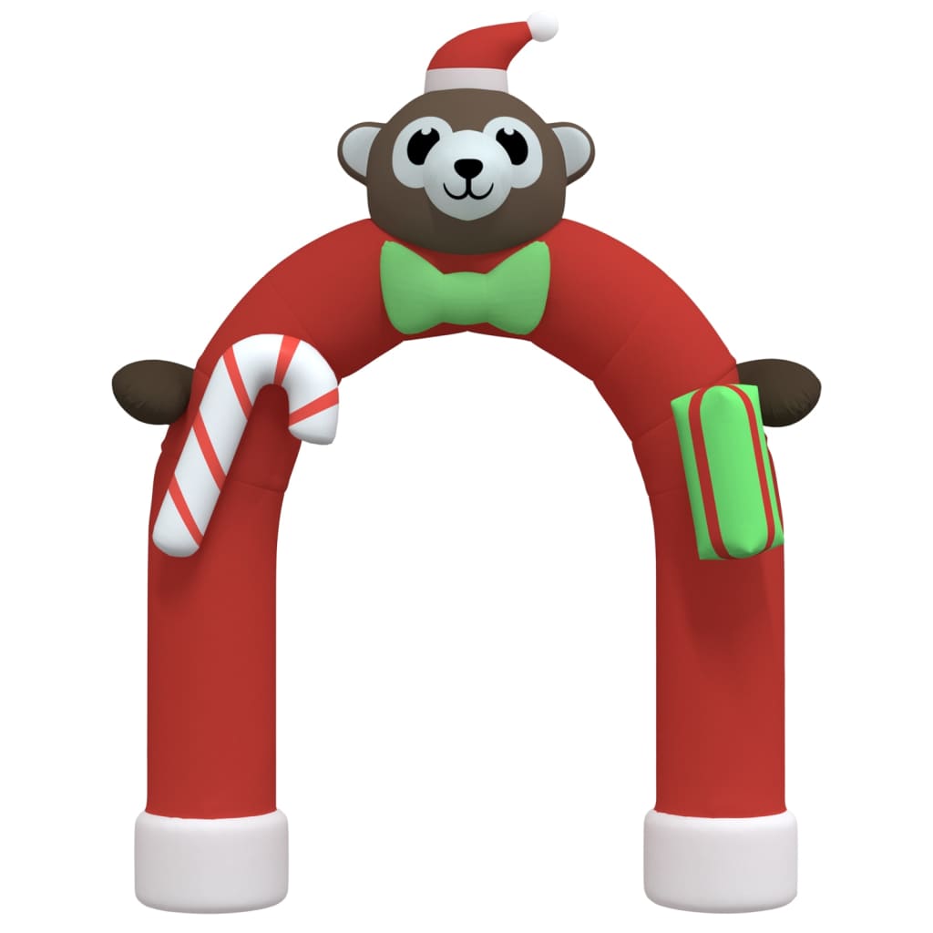 Vidaxl Christmas Arch Inflable con LED 380 cm