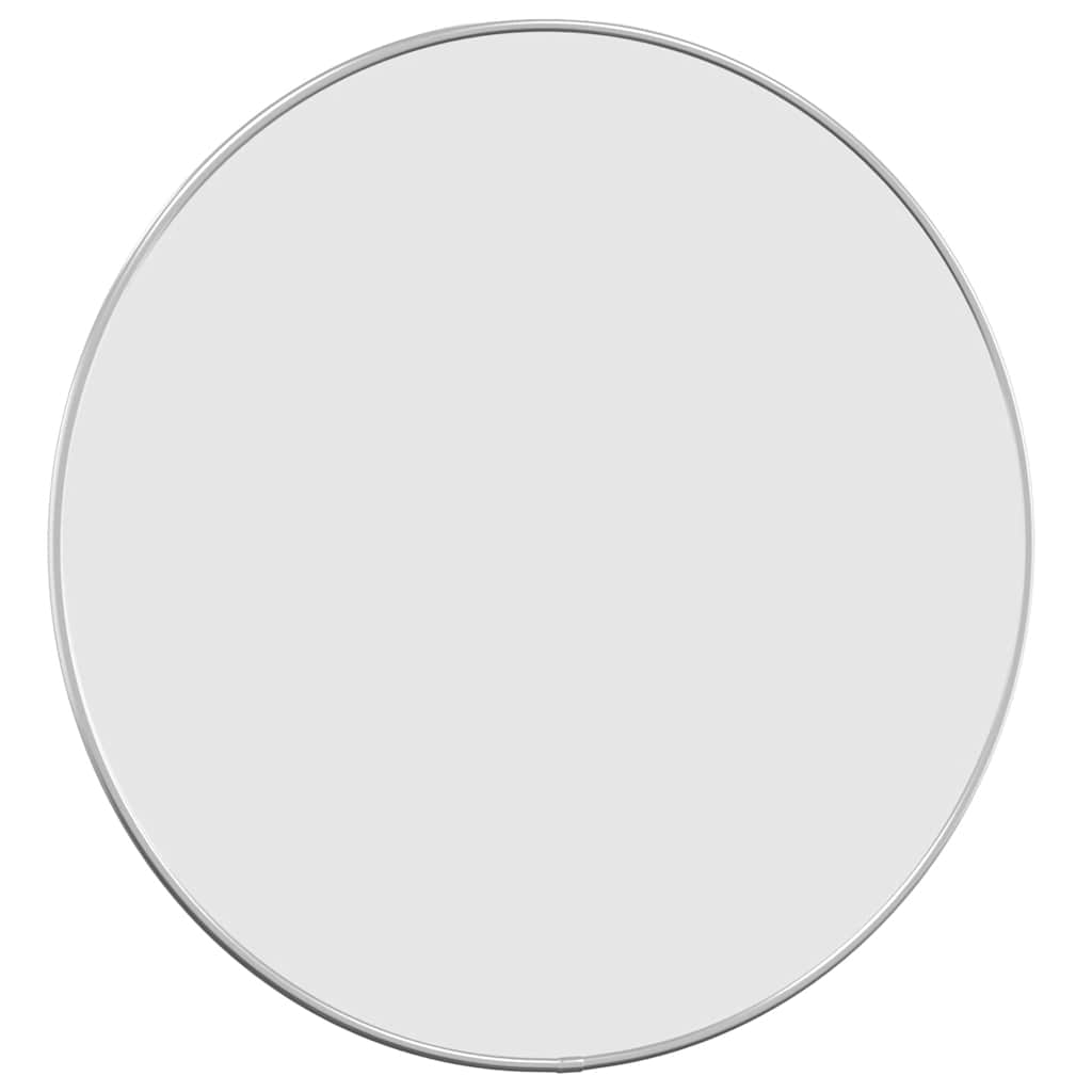 Specchio a parete Vidaxl rotondo Ø50 cm di colore argento