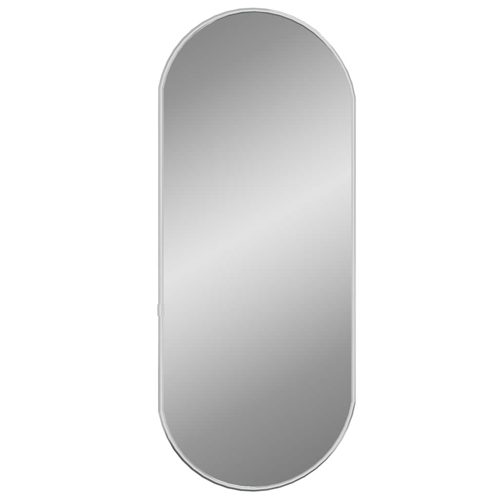 Specchio da parete Vidaxl 60x25 cm di colore argento ovale