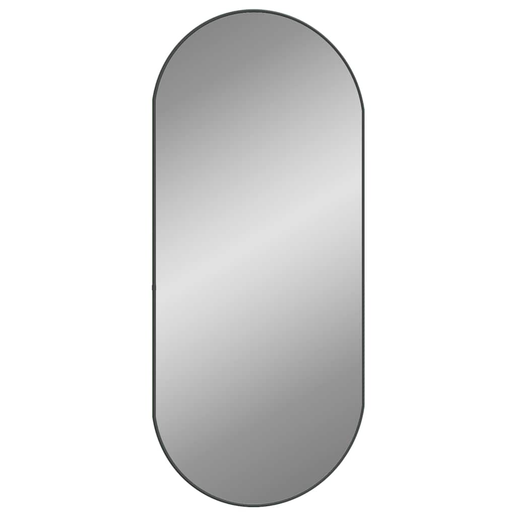 Specchio da parete Vidaxl 100x45 cm nero ovale