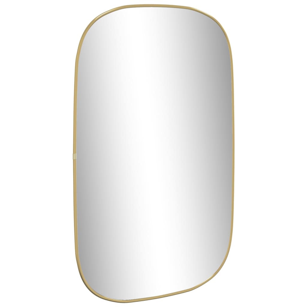 Espejo de pared Vidaxl 80x50 cm de color oro